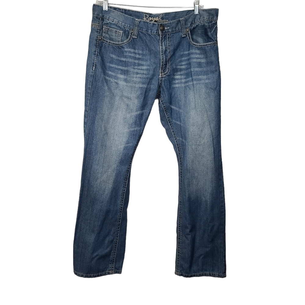 Royal Premium Blue Denim Jeans 38x32